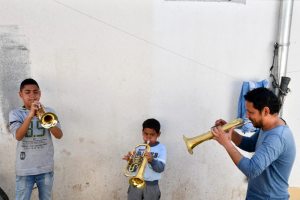 New trumpet for Cvetković family in Lebane, 2021.
