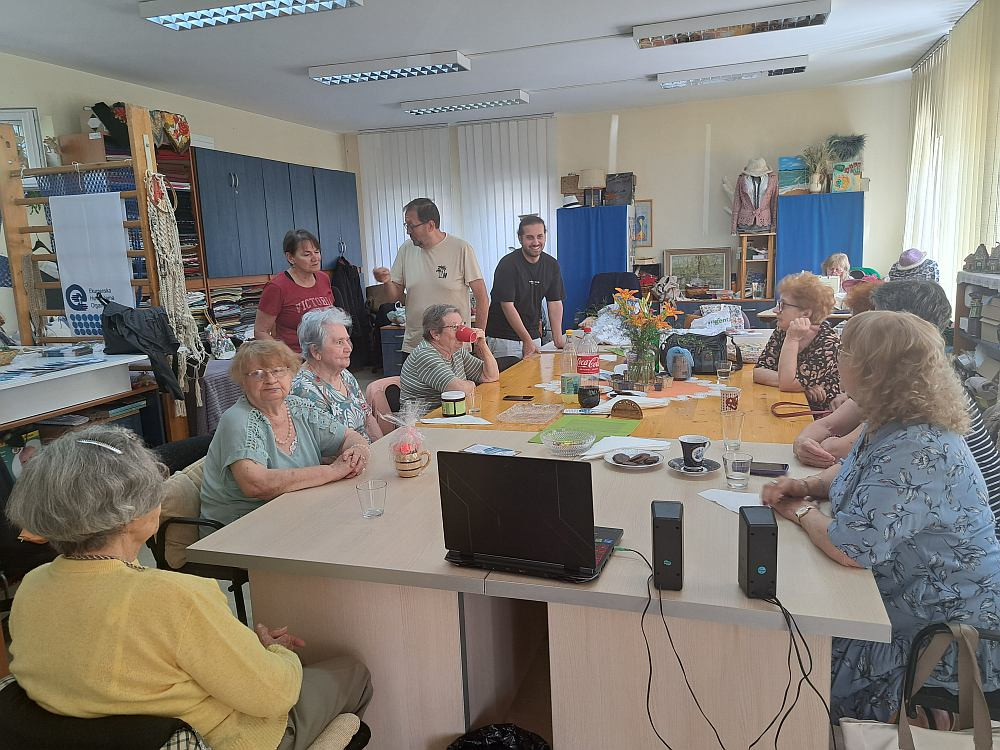 Radionica sa seniorima, prezentacija emisije Savr&scaron;ena večera, diskutovanje i razmena iskustve