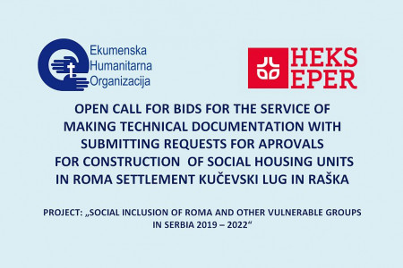 open call - Roma settlement Kučevski Lug/Raška