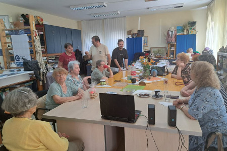 Radionica sa seniorima, prezentacija emisije Savr&scaron;ena večera, diskutovanje i razmena iskustve