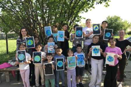 Kroz likovne radionice i druženje obeležen Dan planete Zemlje